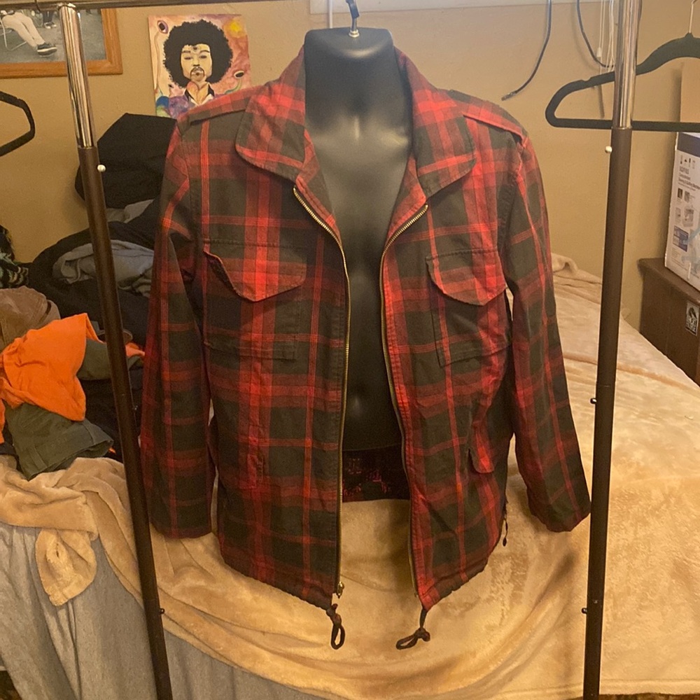 KR3W plaid jacket